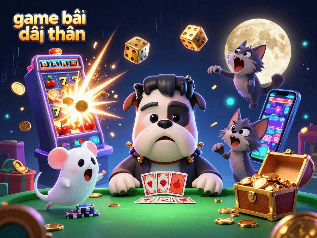 Experience thrilling gameplay with game bài đổi thưởng featuring dynamic characters in an exhilarating casino environment.