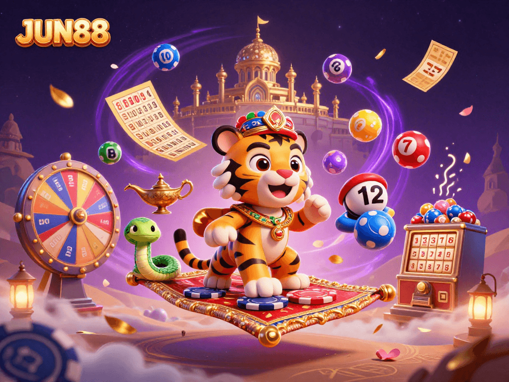 Experience excitement at JUN88 with thrilling lottery games and vibrant visuals.