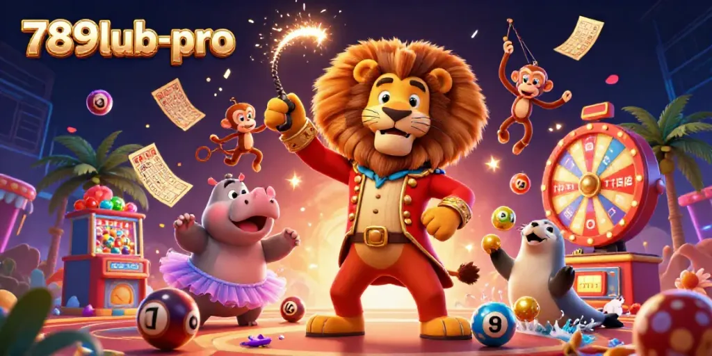 Join the fun with 789lub-pro as colorful lottery balls energize the casino scene.