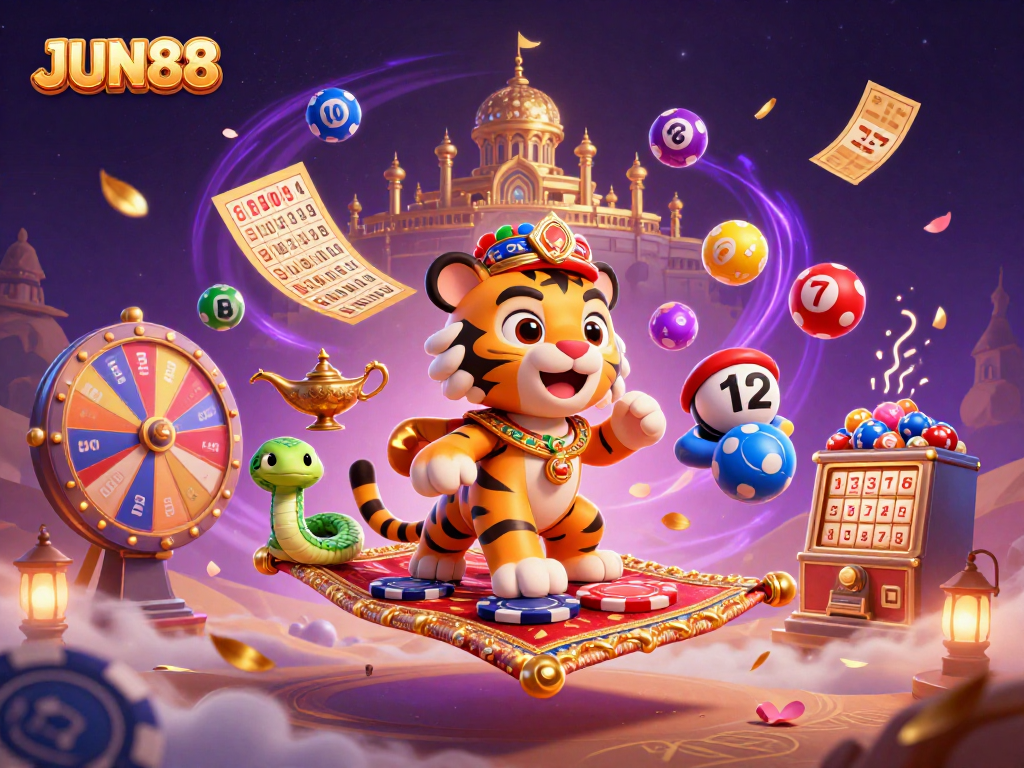 Experience excitement at JUN88 with thrilling lottery games and vibrant visuals.