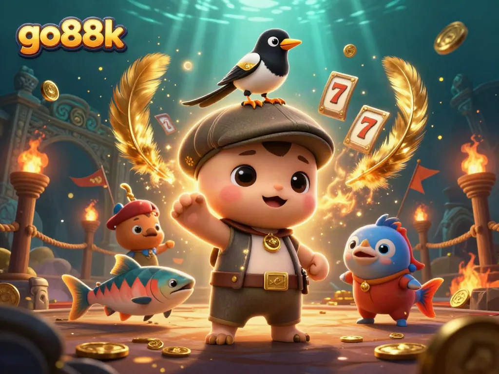 Engage with go88k in a vibrant 3D casino world full of excitement and golden opportunities.