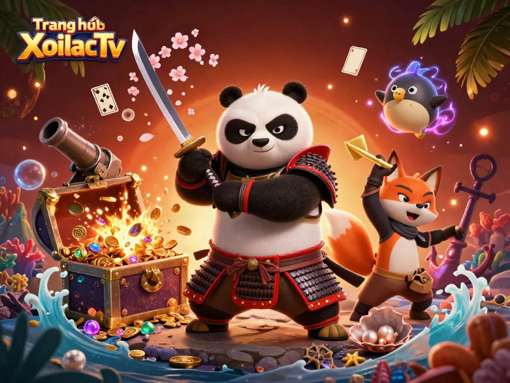 Engage with exciting gameplay on Trang chủ XoilacTv, where vibrant samurai and ninja bring the thrill of gambling to life.