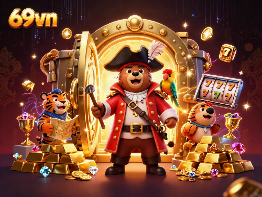 Engage with thrilling adventures at 69vn featuring colorful characters and high-stakes slot reels.