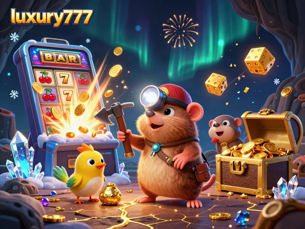Engage with luxury777 as the treasure hunter mole uncovers jackpots amidst gems and casino thrills.