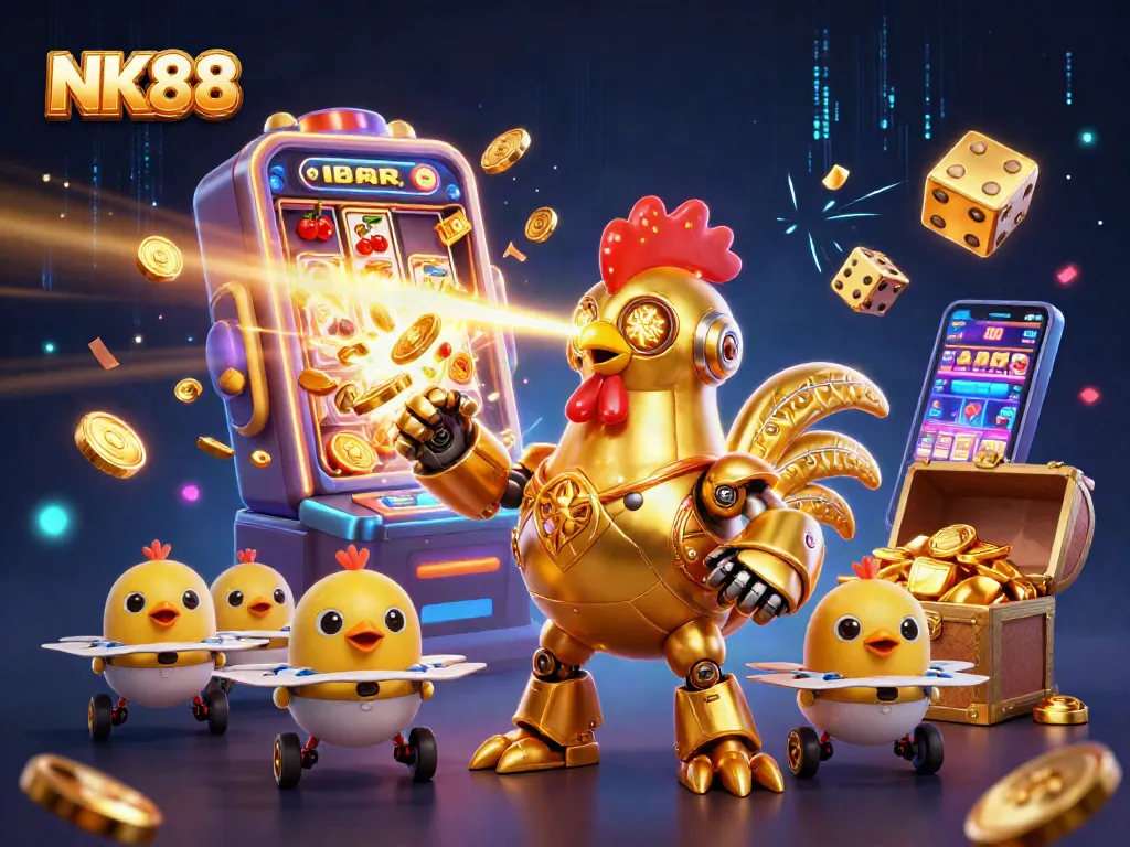 Play thrilling casino games with NK88's vibrant slot machines and fun characters.