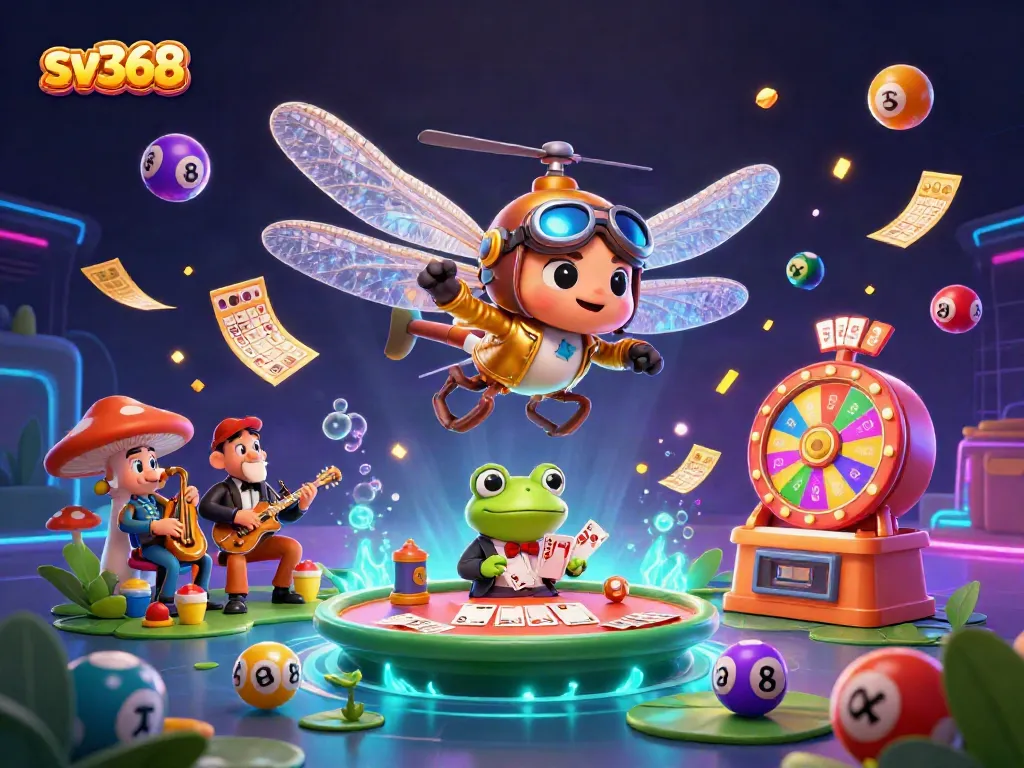 Play thrilling games at sv368 with engaging characters and vibrant casino elements.