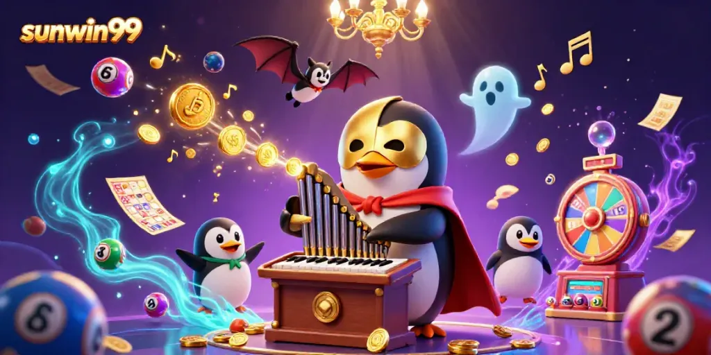Experience the excitement of sunwin99 as vibrant lottery elements and dynamic characters come to life.
