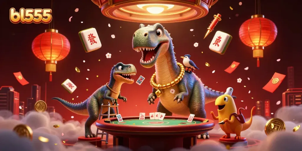 Engage in thrilling gameplay at bl555 with 3D characters and dynamic game elements in a vibrant casino atmosphere.