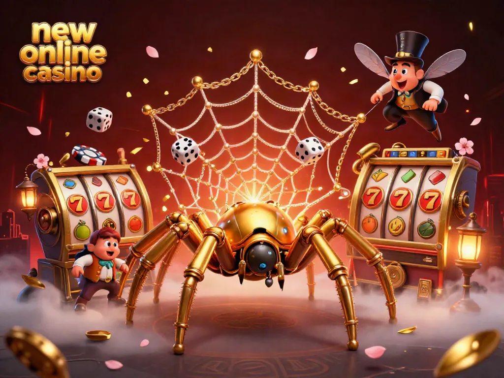 Catch exciting gameplay at a new online casino with vibrant slots and interactive steampunk characters.